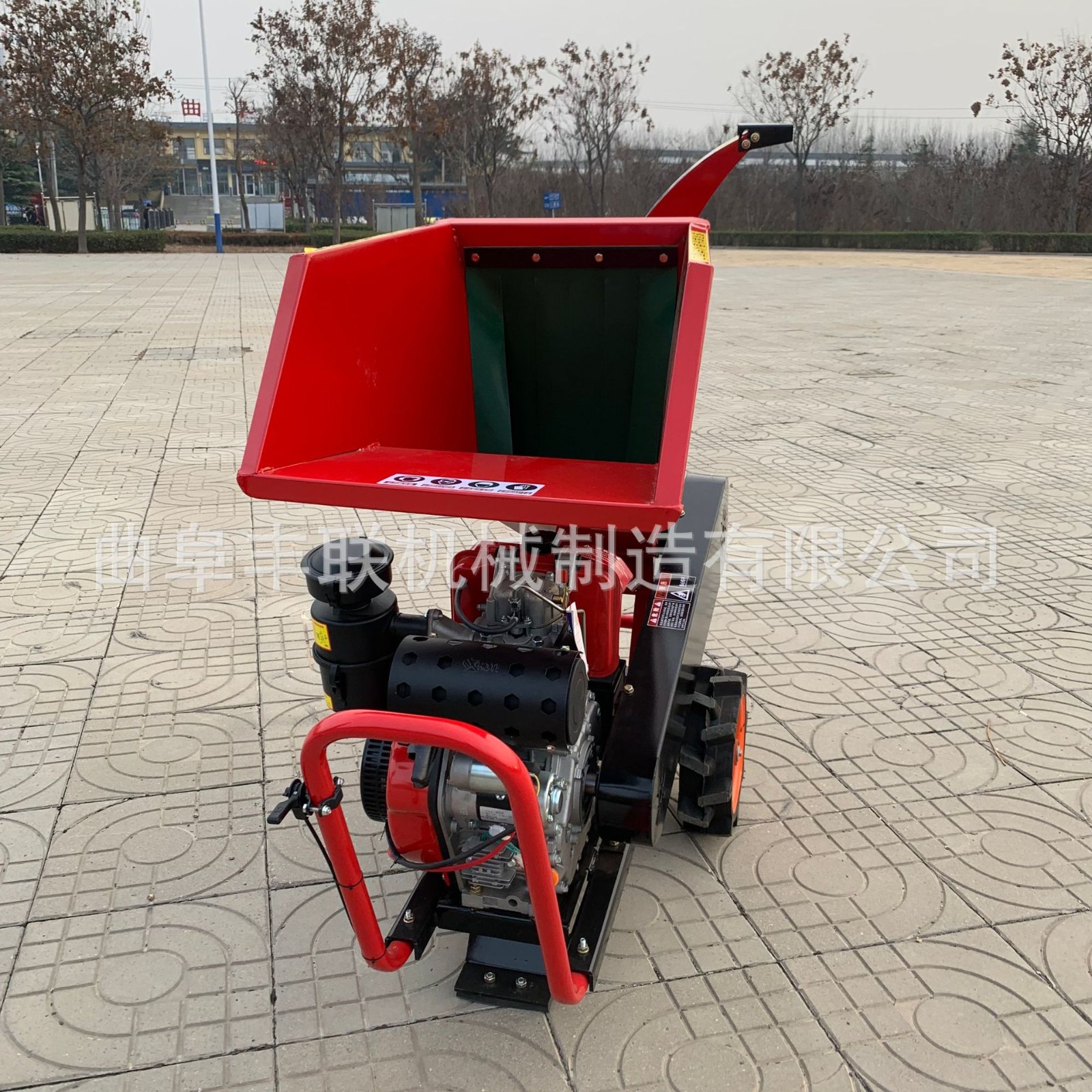 好操作枝条打碎机 柴油一键启动碎枝机 竹子秸秆树枝粉碎清理机图2