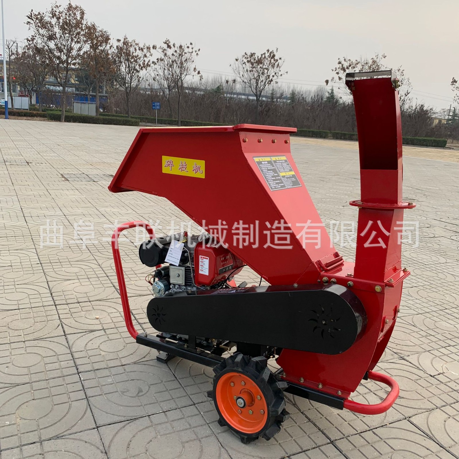 好操作枝条打碎机 柴油一键启动碎枝机 竹子秸秆树枝粉碎清理机图4