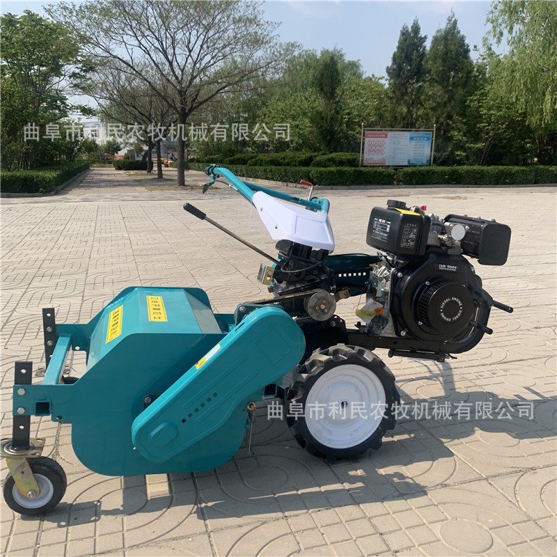 柴油碎草机价格 大棚茶园除草粉碎机 果园自走式荒草打碎还田机图2