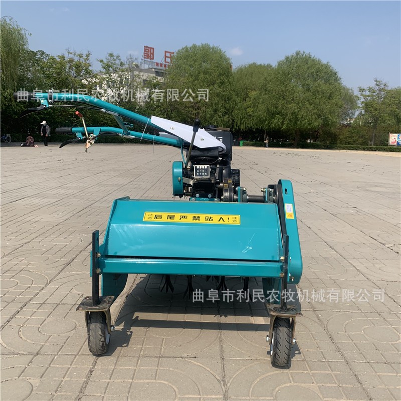 柴油碎草机价格 大棚茶园除草粉碎机 果园自走式荒草打碎还田机图4