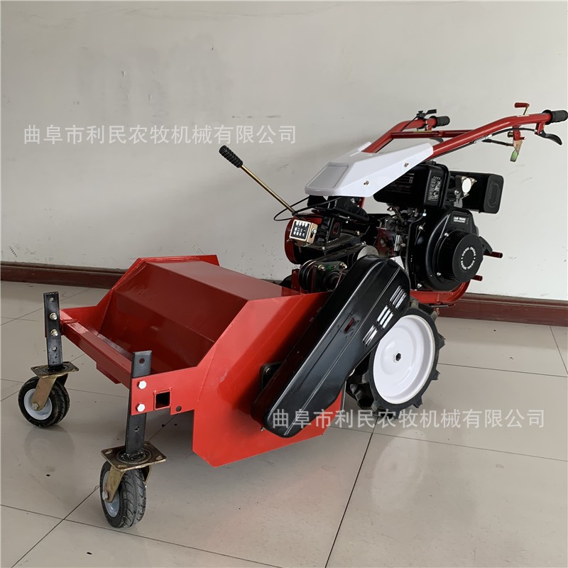 园林手扶式灭草机价格 葡萄园自走式荒草粉碎机 柴油前置割草机图4