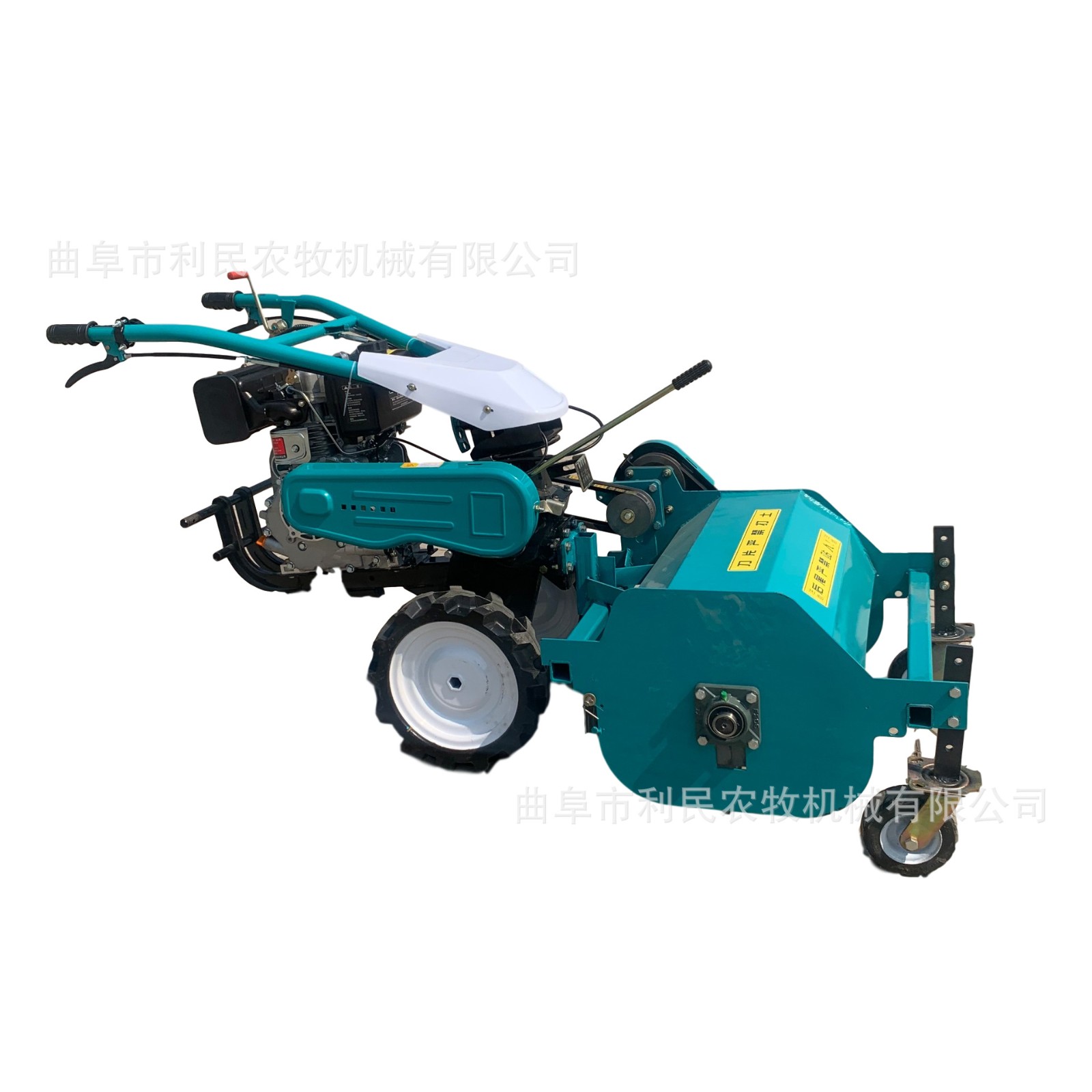 园林手扶式灭草机价格 葡萄园自走式荒草粉碎机 柴油前置割草机图5