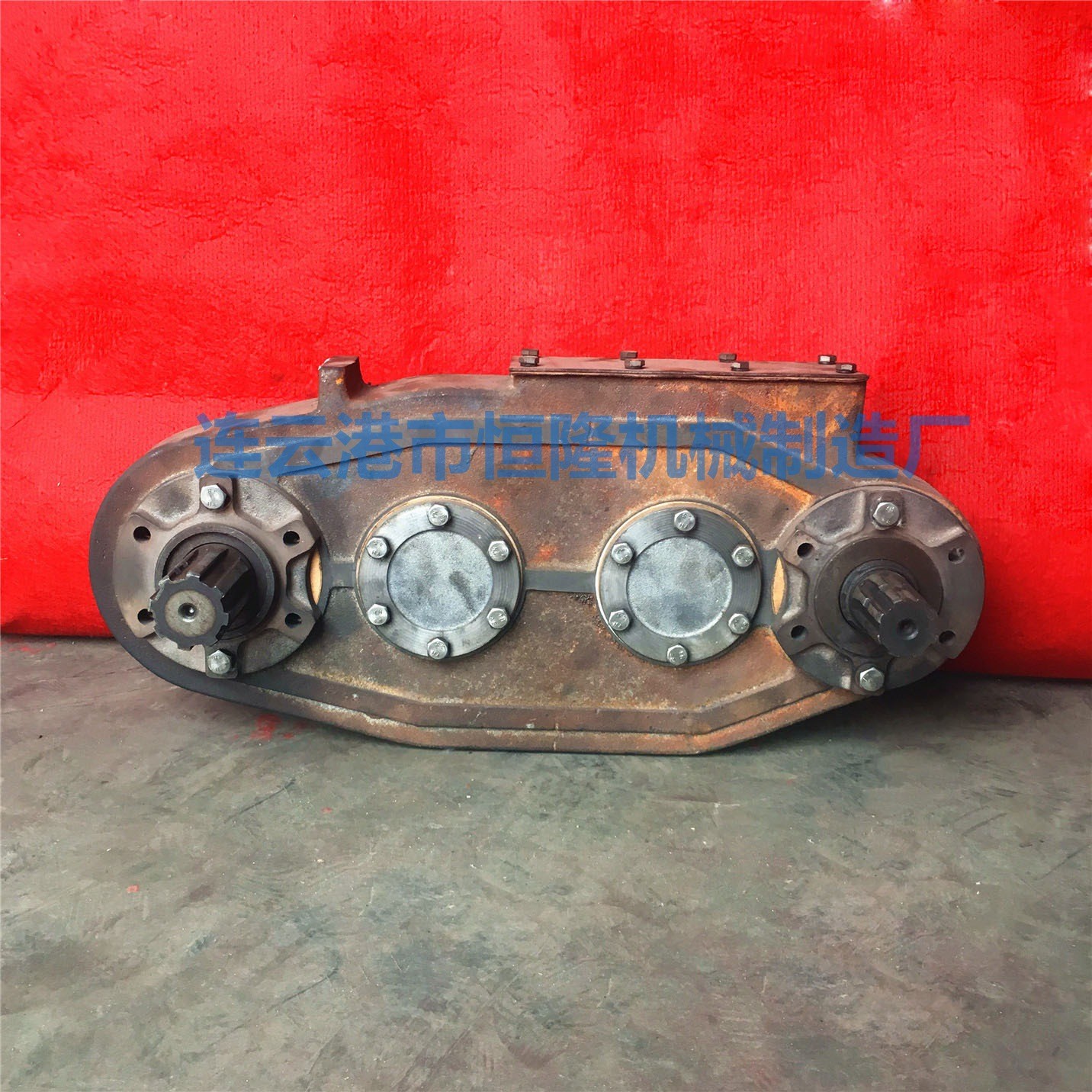 农机配件 旋耕机配件 变速箱 齿轮箱 箱体外壳 总成 四孔侧边箱图3