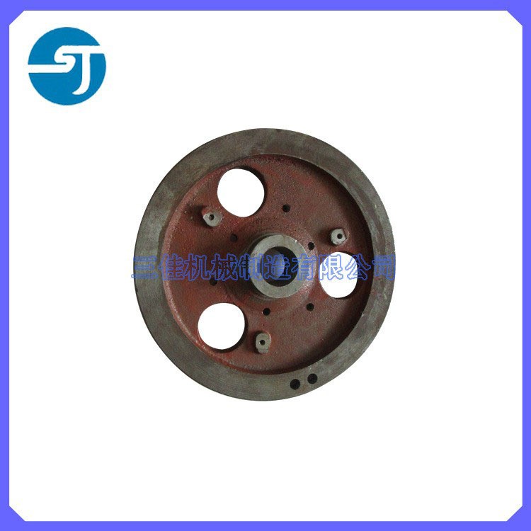 庞口批发单缸柴油机农机配件 山东泰安厂家直销 ZS1115柴油机飞轮图3