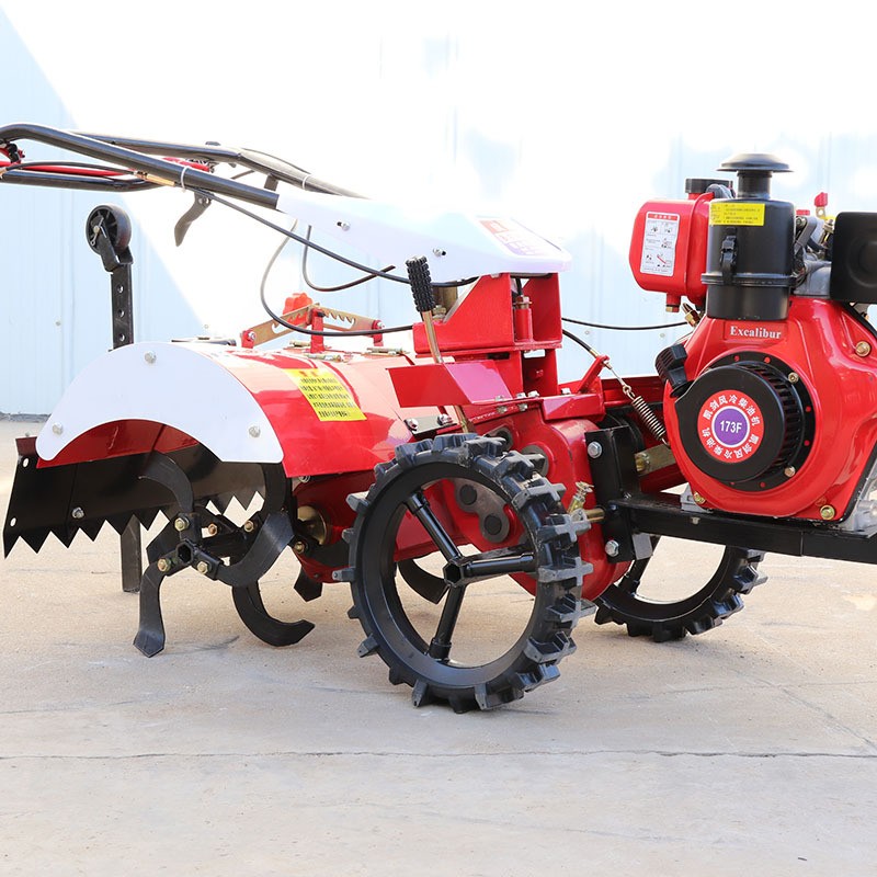 农用四驱微耕机 柴油15马力开沟机小型家用开沟翻地微耕机图4