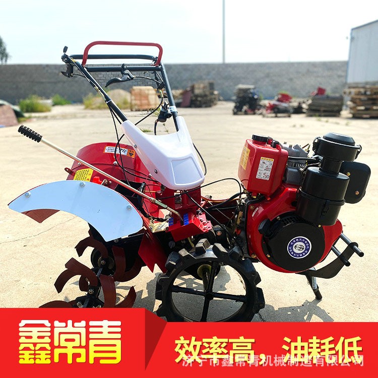 四驱微耕机 汽油柴油微型耕地机 自走式小型旋耕开沟除草培土机图4