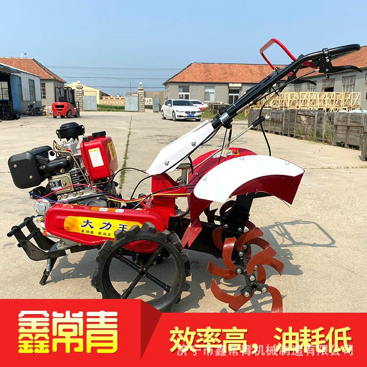四驱微耕机 汽油柴油微型耕地机 自走式小型旋耕开沟除草培土机图3