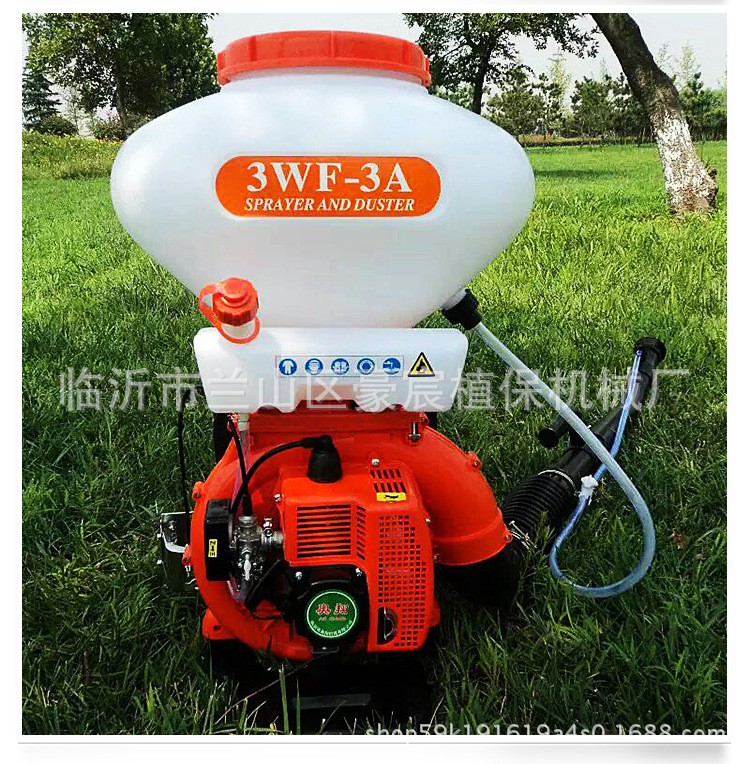 背负式汽油喷雾器 手提式动力打药机 可喷15米高度打药机图5