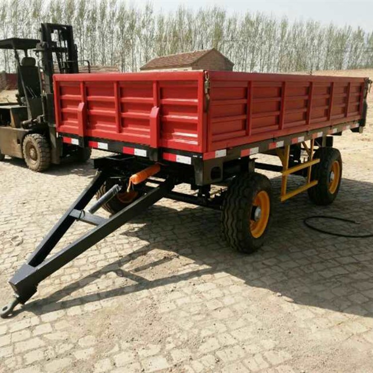 远丰液压后翻自卸农用交通运输工具拖车 四轮牵引式农用拖车图2