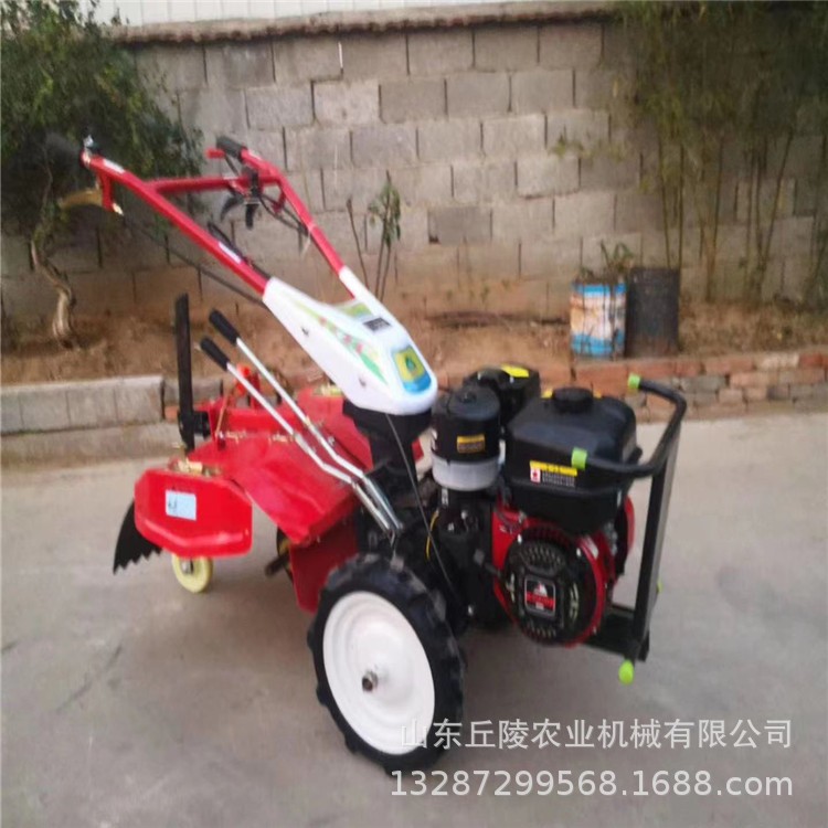 手扶拖拉机田园管理机小型耕地旋耕机硬地可用农用园林耕地机销售图3