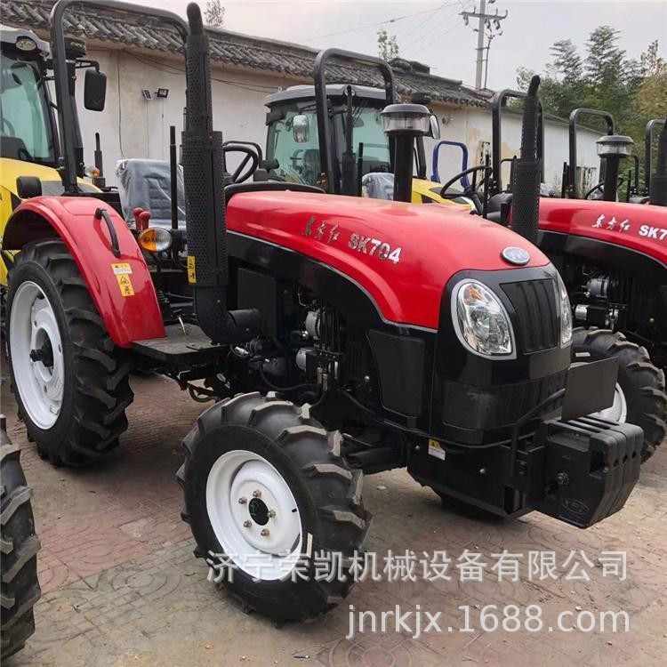 四驱MF大桥东方红拖拉机 水田旋耕704四轮拖拉机 农用拖拉机价格图4