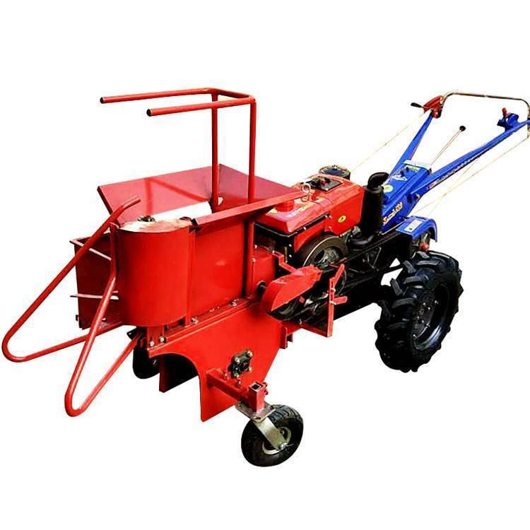 单行玉米收获机 玉米棒子收割机 手扶式苞米收割粉碎还田机图5