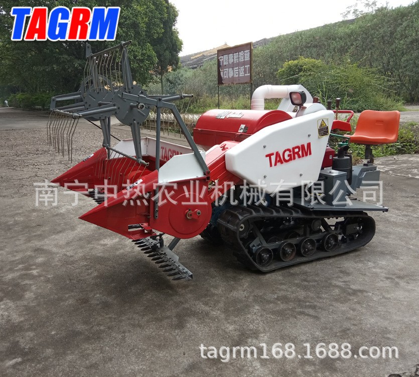 2019热卖 家用水稻收割机 小型水稻联合收割机图4