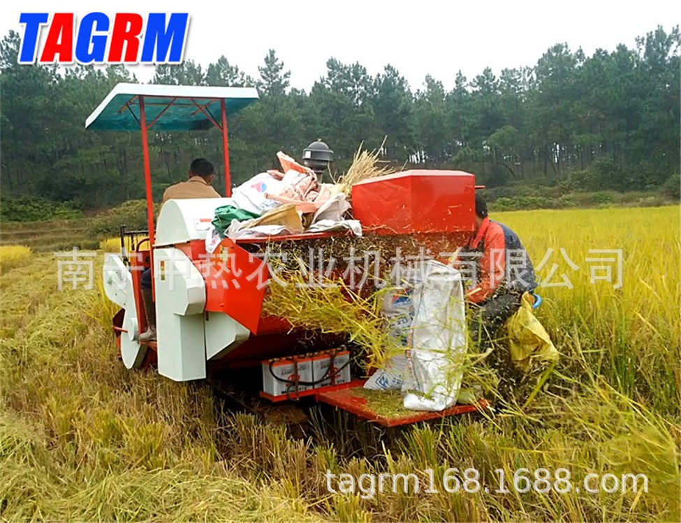 南宁TAGRM 小型水稻收割机 小麦收割机图2