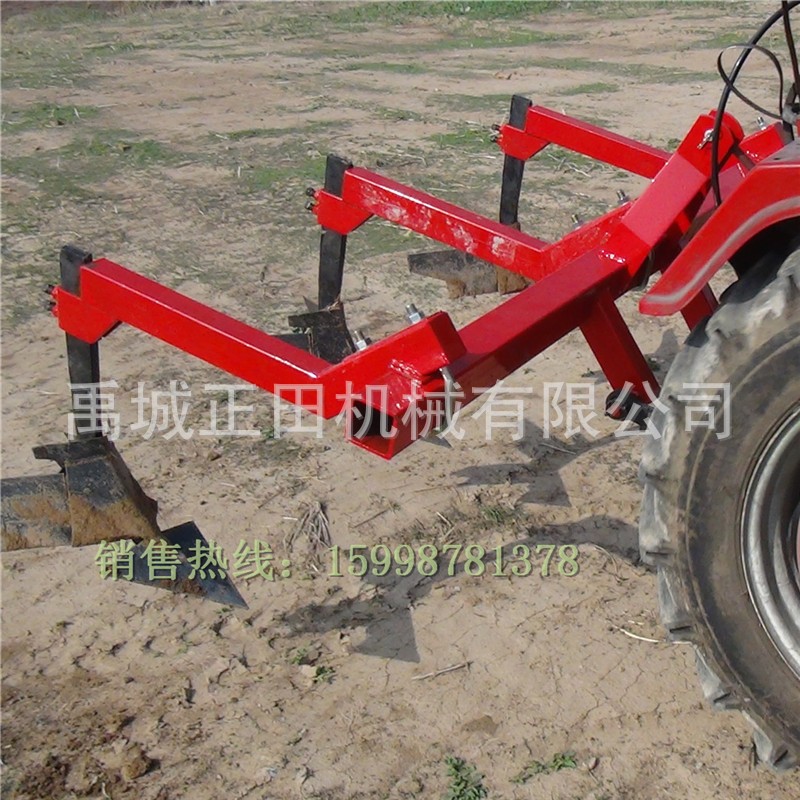 厂家供应松土中耕机 配套四轮拖拉机农用除草保墒三行锄草松土机图2