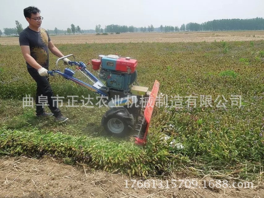 阿拉善盟省力灵活割晒机 毛豆割晒机 辣椒专用割晒机图3