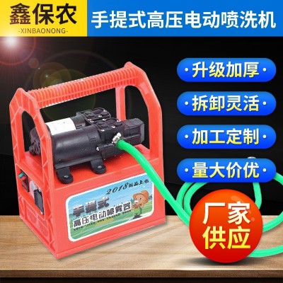 手提式高压电动喷洗机 双泵打药机 园林智能大功率手提农用喷雾器