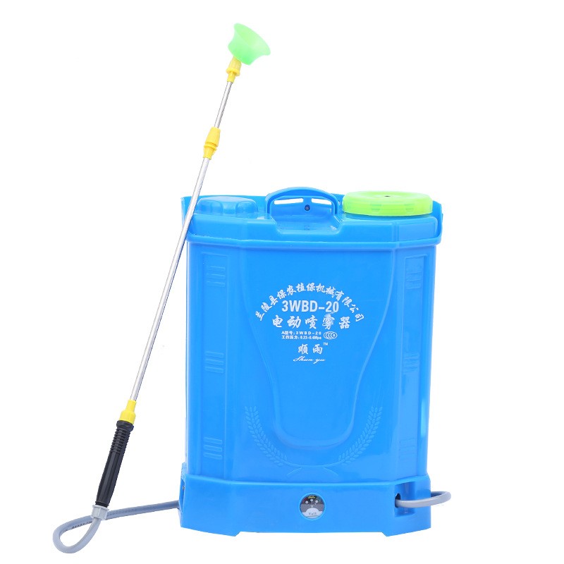背负式电动喷雾器 农用畜牧花园消毒 高压自动打药机铅酸电池20L图5