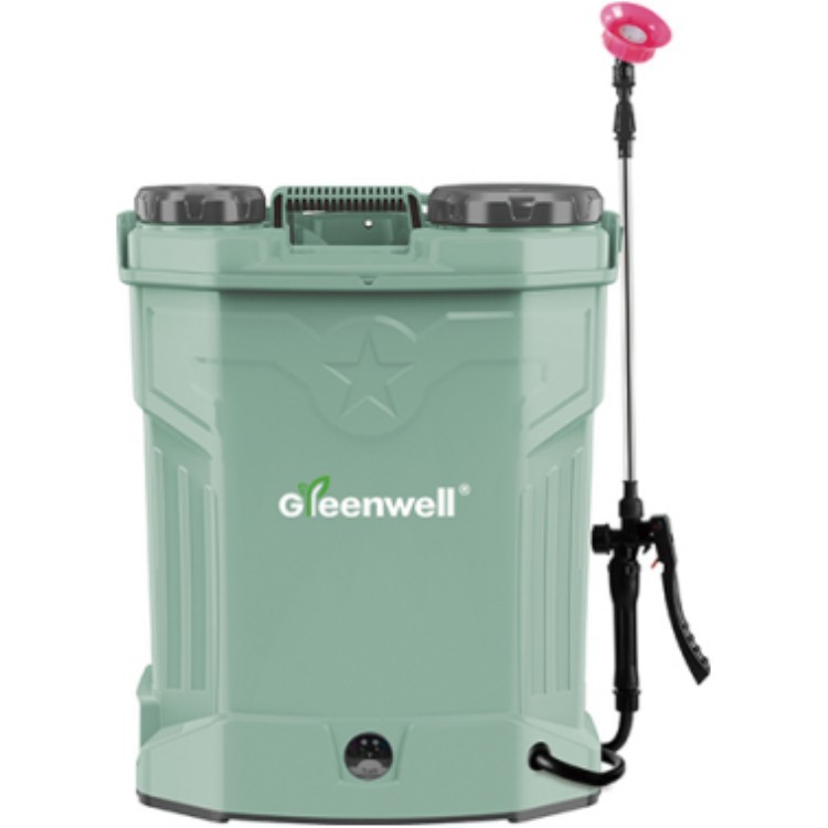 新款20L农用电动喷雾器背负式高压喷雾器打药机铅酸锂电喷雾器图2