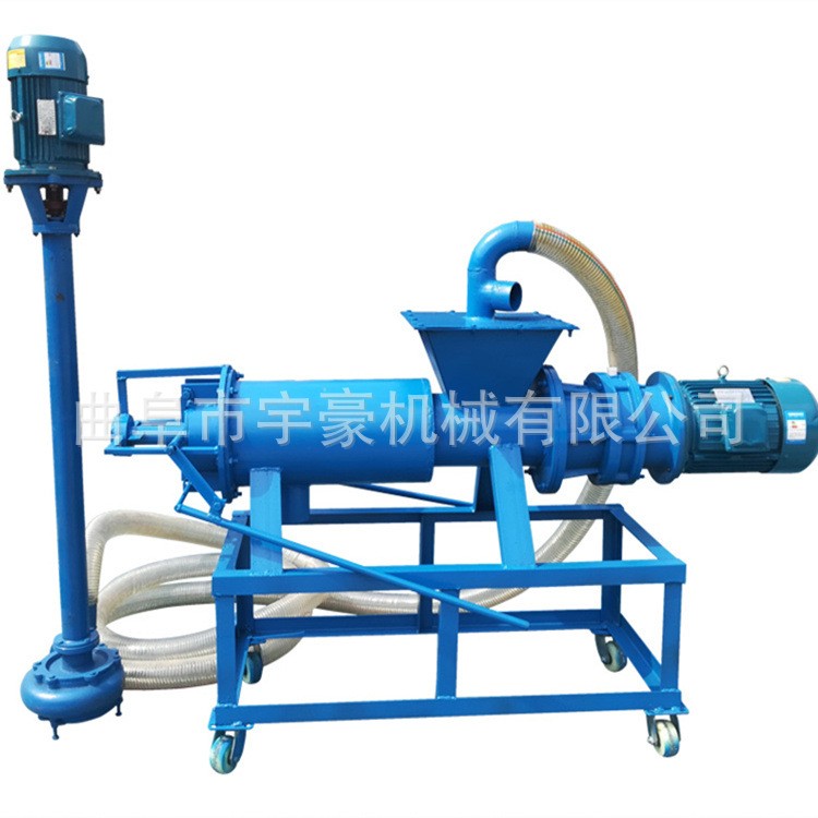 猪场鸡场粪便脱水机 不锈钢材质粪水处理设备 螺旋挤压固液分离机图5