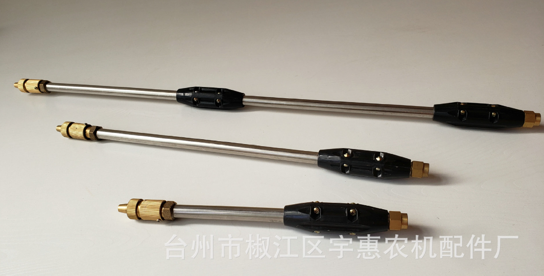 可调式喷枪农用园林喷枪 60机动高压喷雾器喷杆 打药机直喷头图3