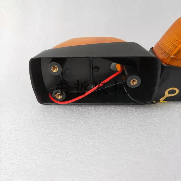 天拖654拖拉机农机配件654铁牛拖拉机黄色灯罩黑色斜面底座转向灯图3