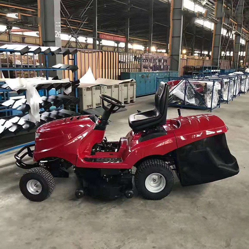 厂家坐骑式剪草车 带集草袋乘坐式割草机 柴油高尔夫球场割草车图5