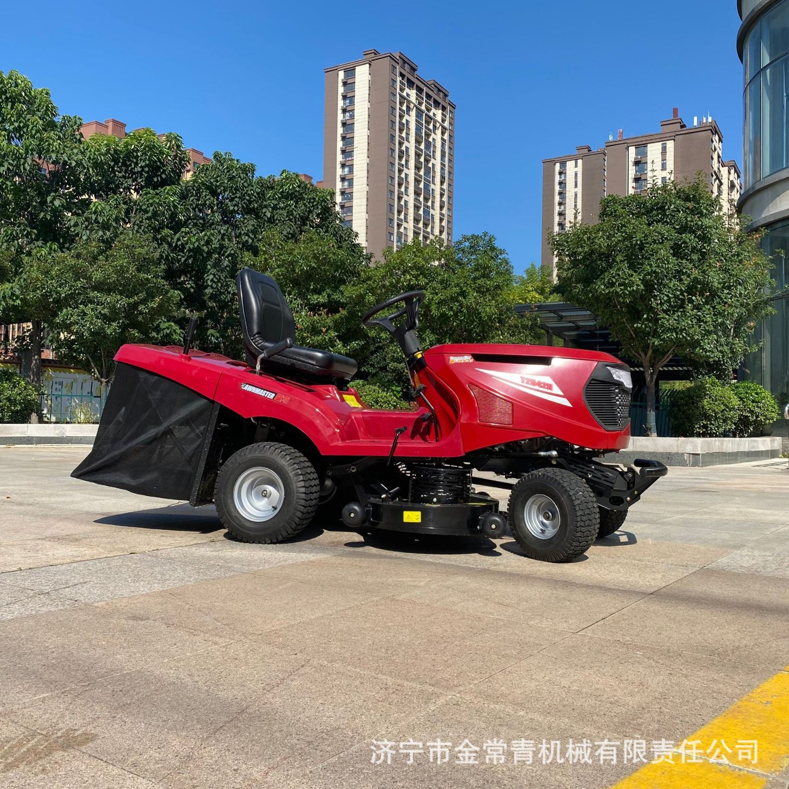 厂家坐骑式剪草车 带集草袋乘坐式割草机 柴油高尔夫球场割草车图3