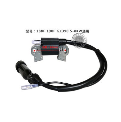 汽油机168F170F188F水泵配件2-3-5千瓦点火线圈GX160 390高压包图3