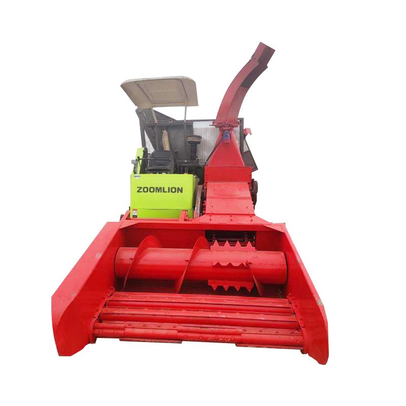 玉米秸秆收割粉碎机 稻草小麦青贮机黄储机地滚刀轮式收获机图5