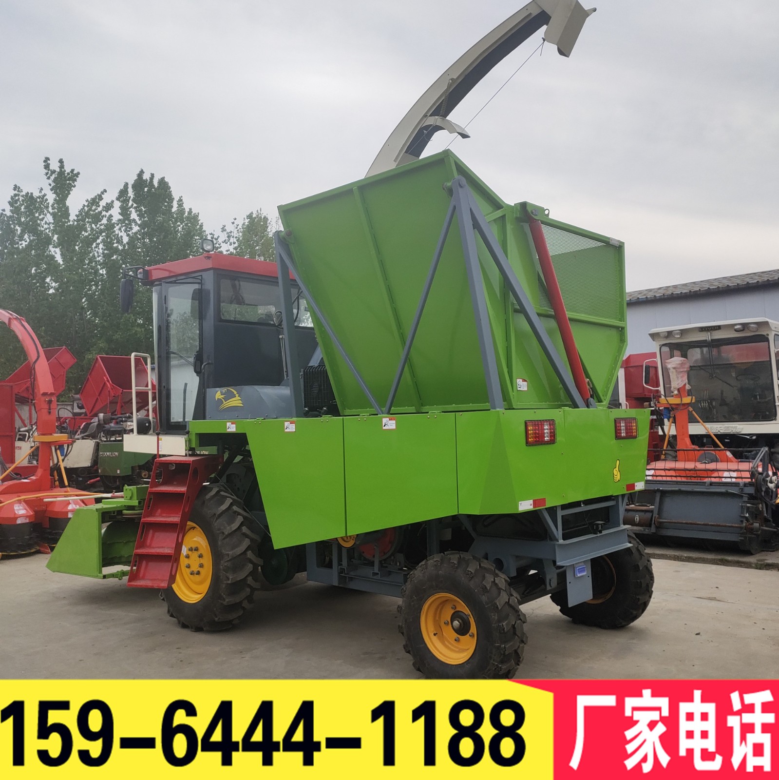 玉米秸秆粉碎收割机青储机青贮饲料牧草回收打包打捆机圆盘式图2