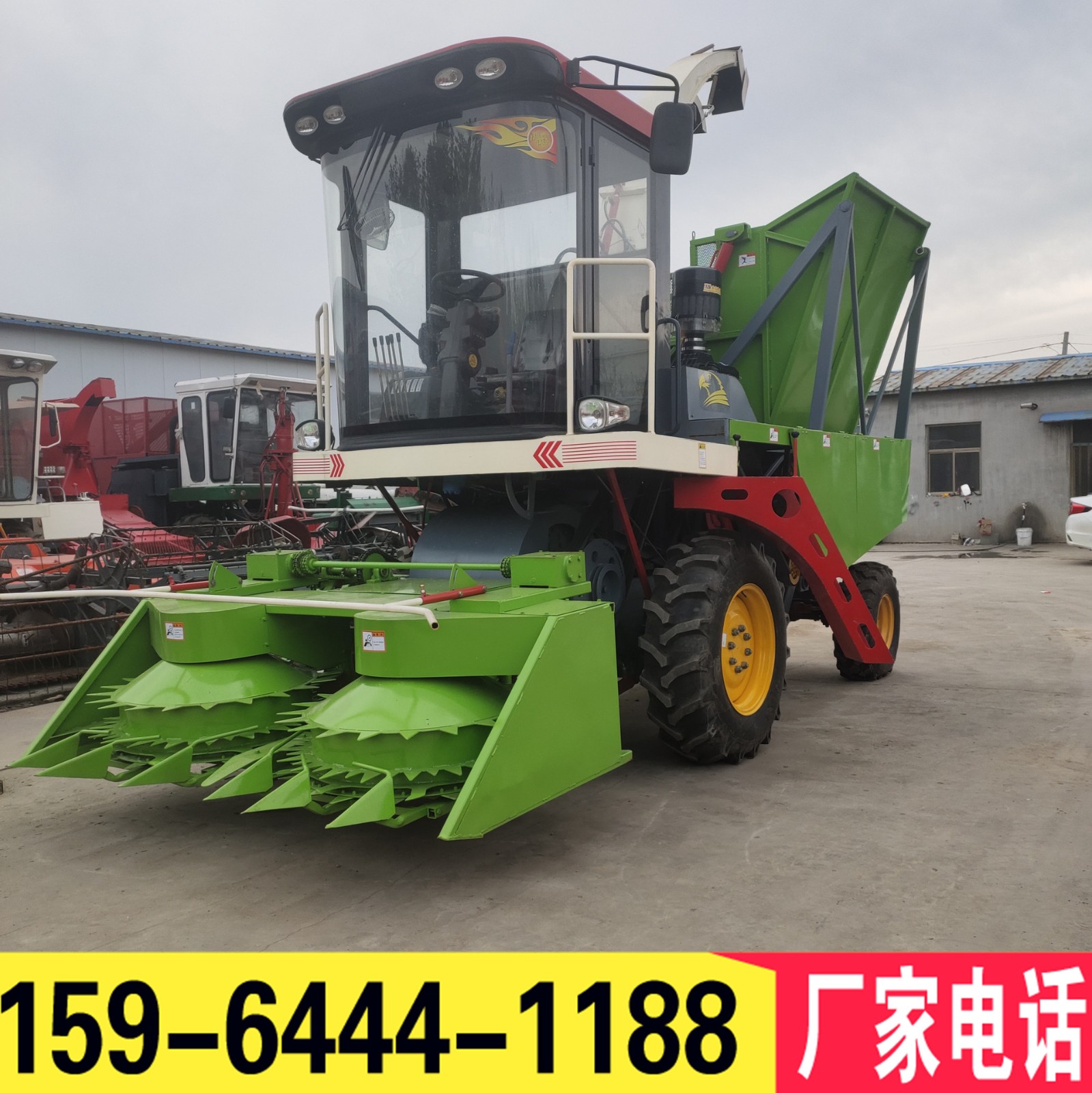 玉米秸秆粉碎收割机青储机青贮饲料牧草回收打包打捆机圆盘式图3