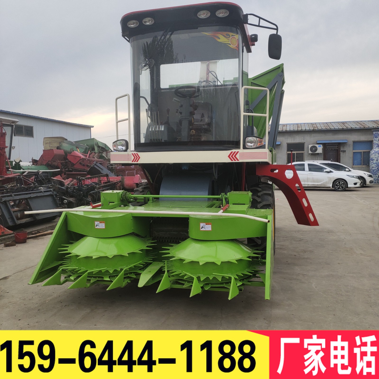 玉米秸秆粉碎收割机青储机青贮饲料牧草回收打包打捆机圆盘式图4