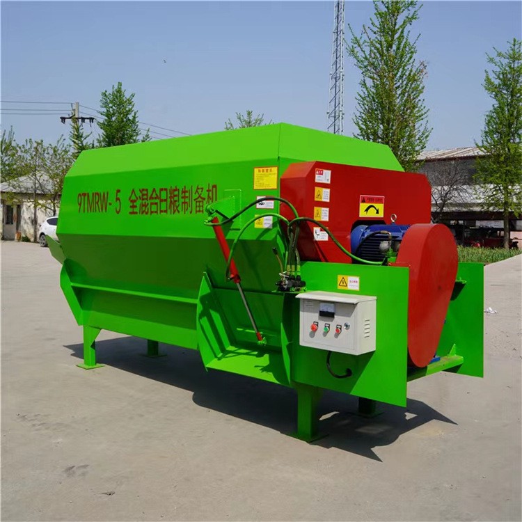 全日粮饲料混合拌料拌草机 揉丝搅拌一体机 牛羊草料搅拌机