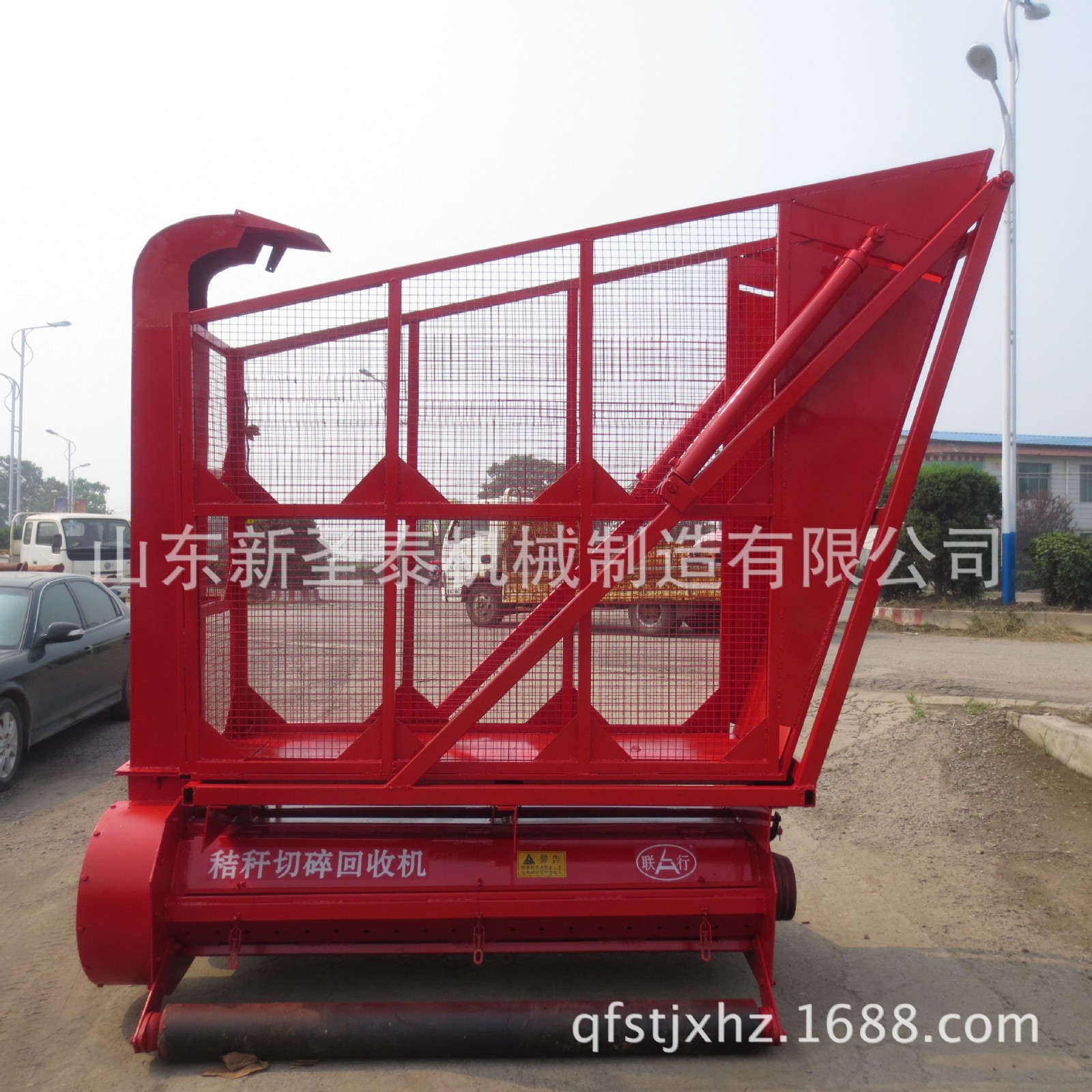 秸秆二次粉碎回收机 高效率秸秆青储回收机 拖拉机带的收割机图2