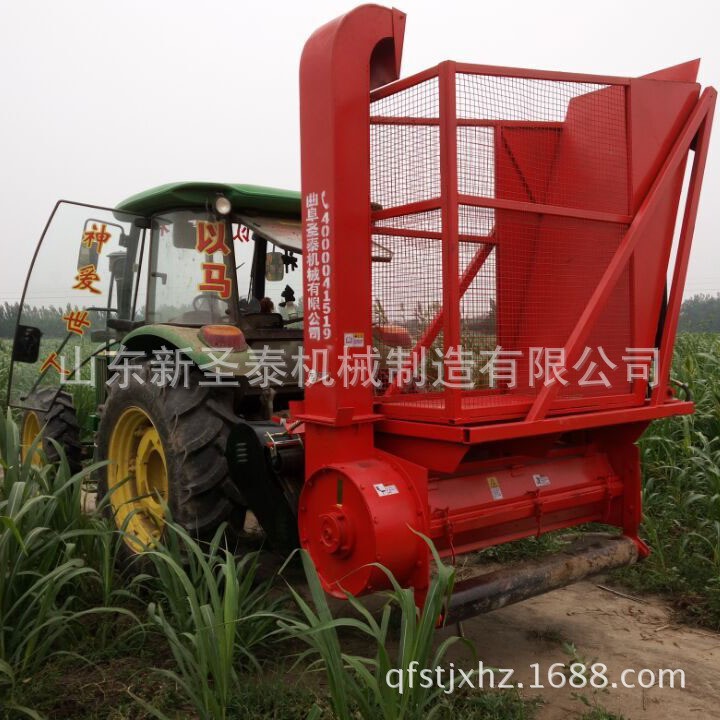 秸秆二次粉碎回收机 高效率秸秆青储回收机 拖拉机带的收割机图4