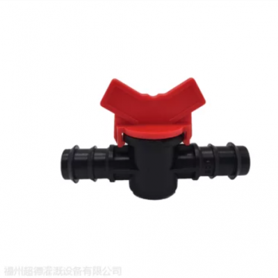 厂家批发PE管阀门 旁通阀门 塑料阀门 承插直通阀门 微滴灌节水设备图2