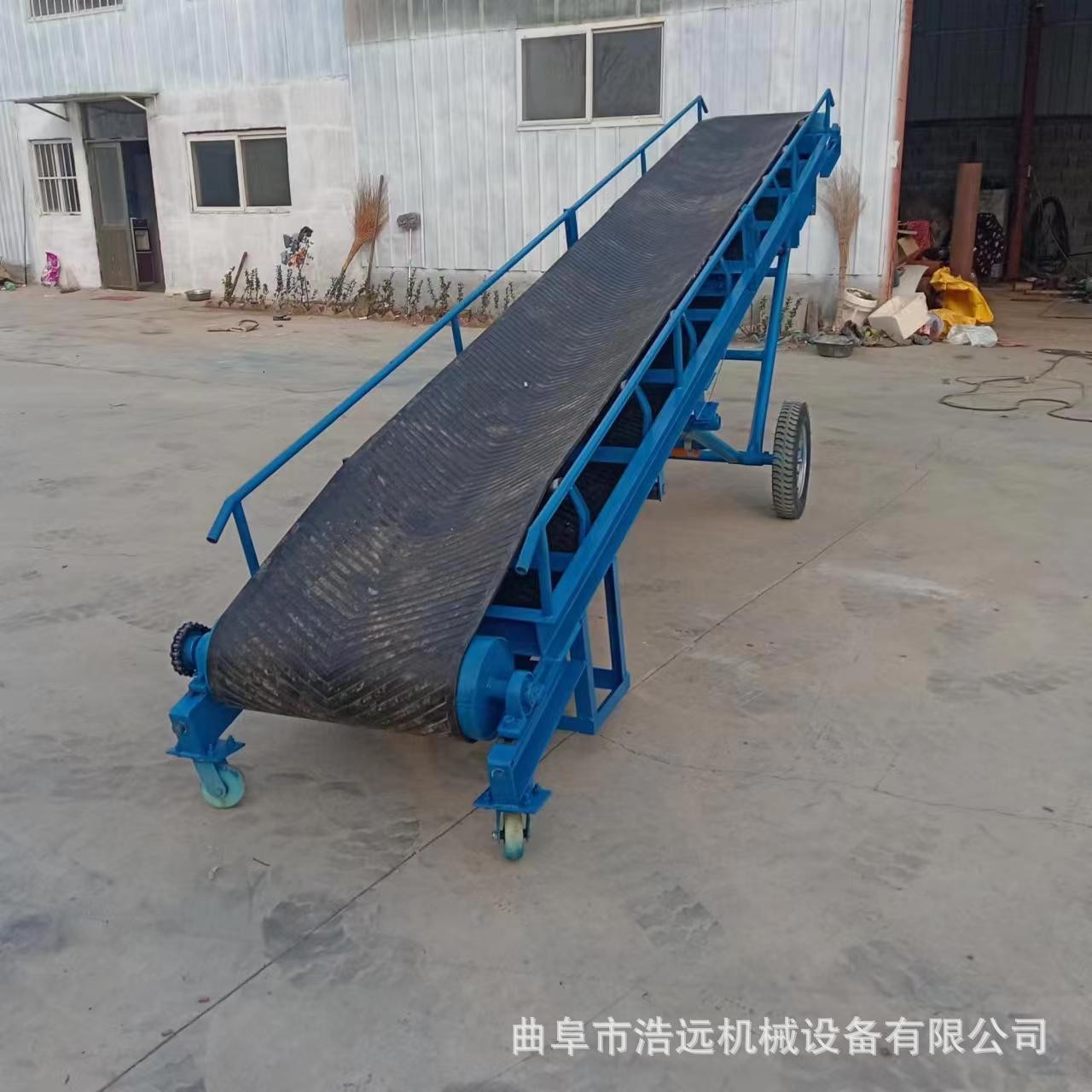 水泥袋装橡胶皮带输送机移动升降上料机装车卸货传送带多少钱图3