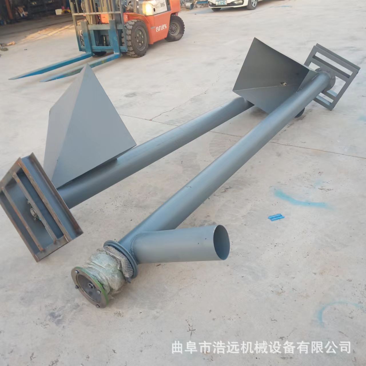 干粉砂浆螺旋提升机玉米小麦螺杆上料机水泥粉煤灰装罐车输送机图3