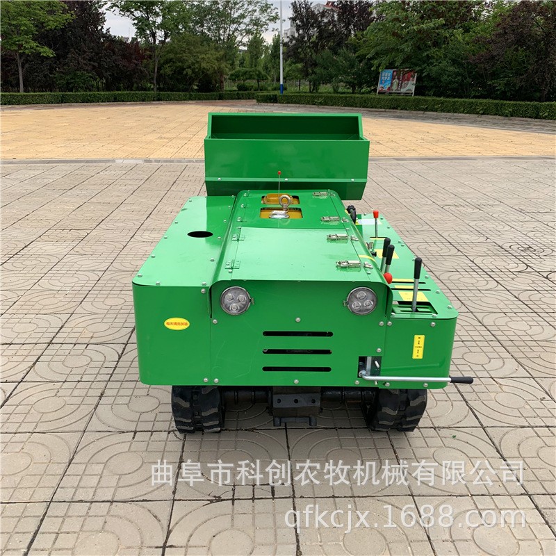 农用旋耕机 遥控自行走果园开沟机 履带式果树施肥松土翻地机图2