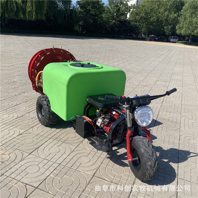 双动力果园风送打药机 乘坐式果树打药机 每天喷药两百亩打药机图3