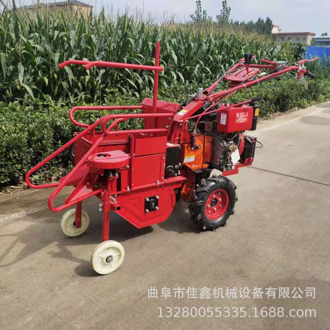 单垄玉米收获机价格 佳鑫柴油玉米收获机 收苞米机品牌图4
