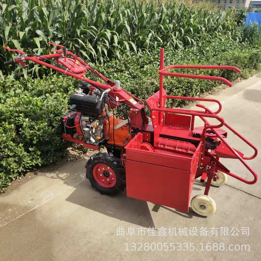 单垄玉米收获机价格 佳鑫柴油玉米收获机 收苞米机品牌图3