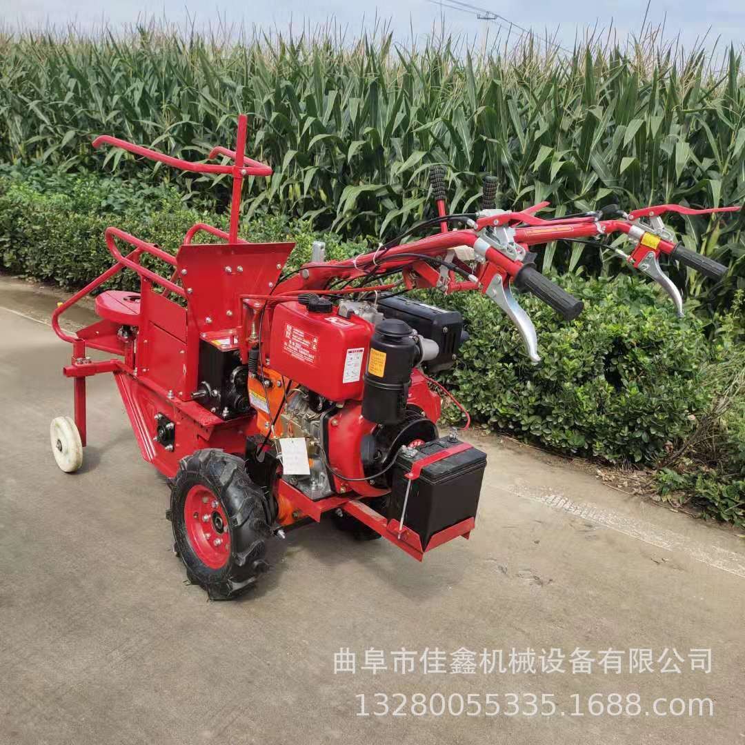单垄玉米收获机价格 佳鑫柴油玉米收获机 收苞米机品牌图2