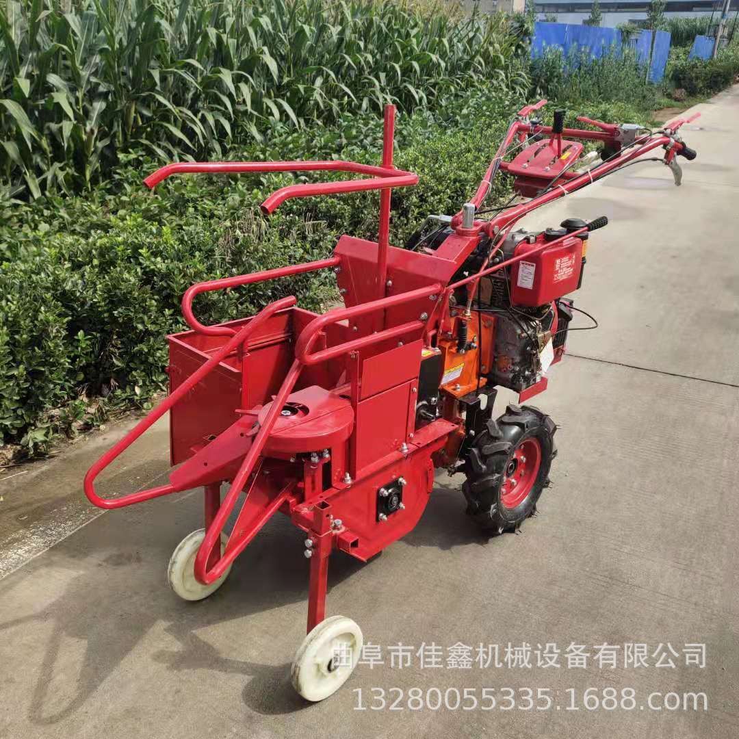 茎穗兼收型收棒子机价格 自走式玉米收获机 两行收玉米机图2