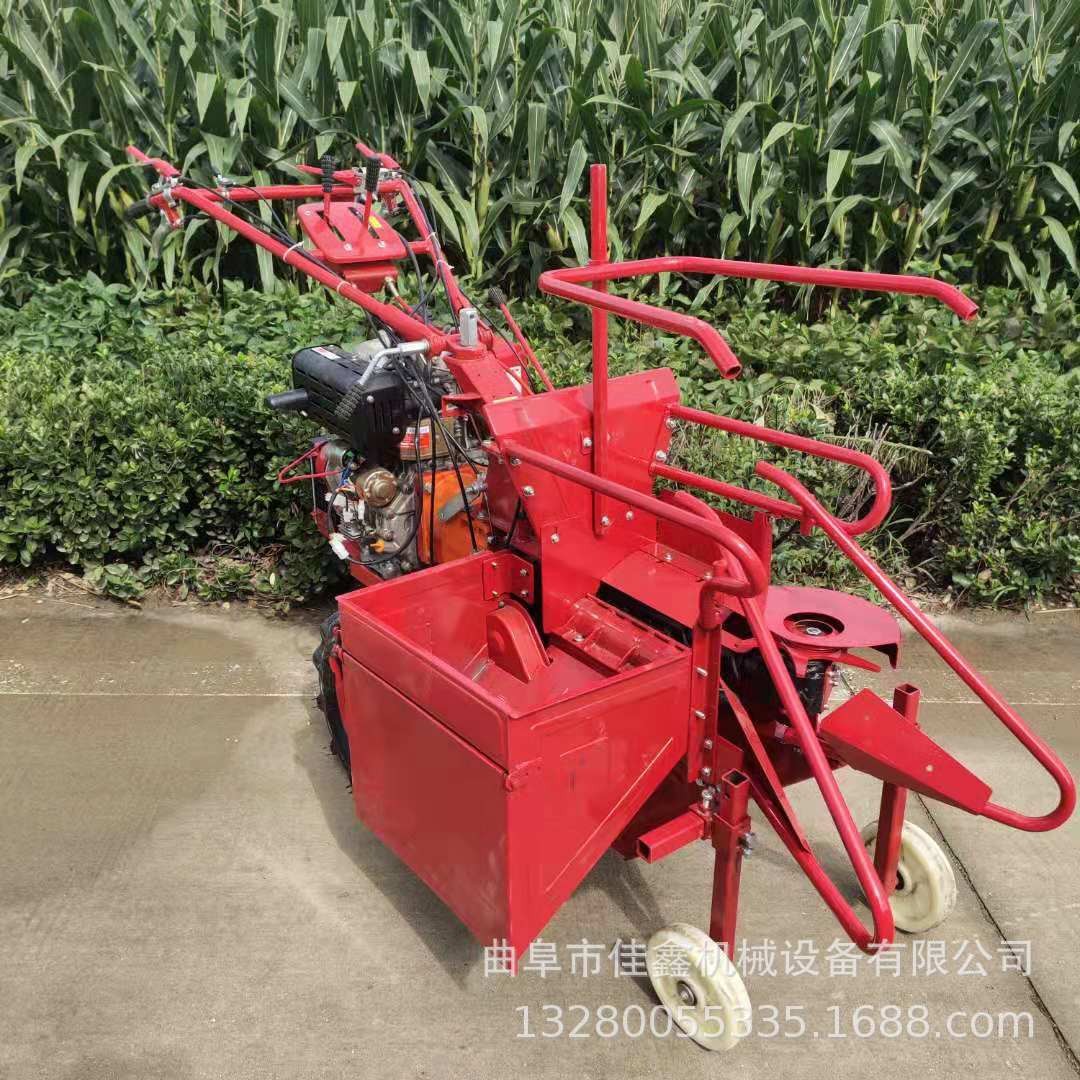 茎穗兼收型收棒子机价格 自走式玉米收获机 两行收玉米机图3