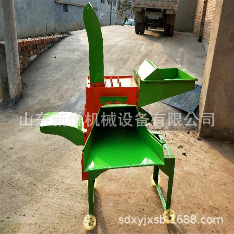 多功能铡草粉碎柔丝机 移动式稻草饲料粉碎机 小型碎草机批发图3