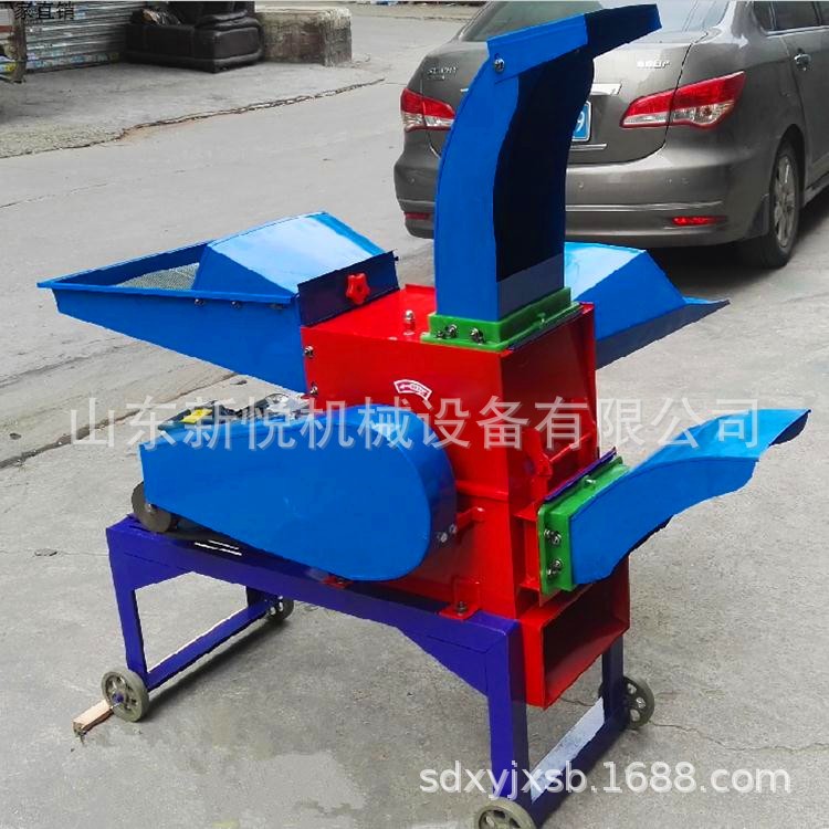 多功能铡草粉碎柔丝机 移动式稻草饲料粉碎机 小型碎草机批发图2