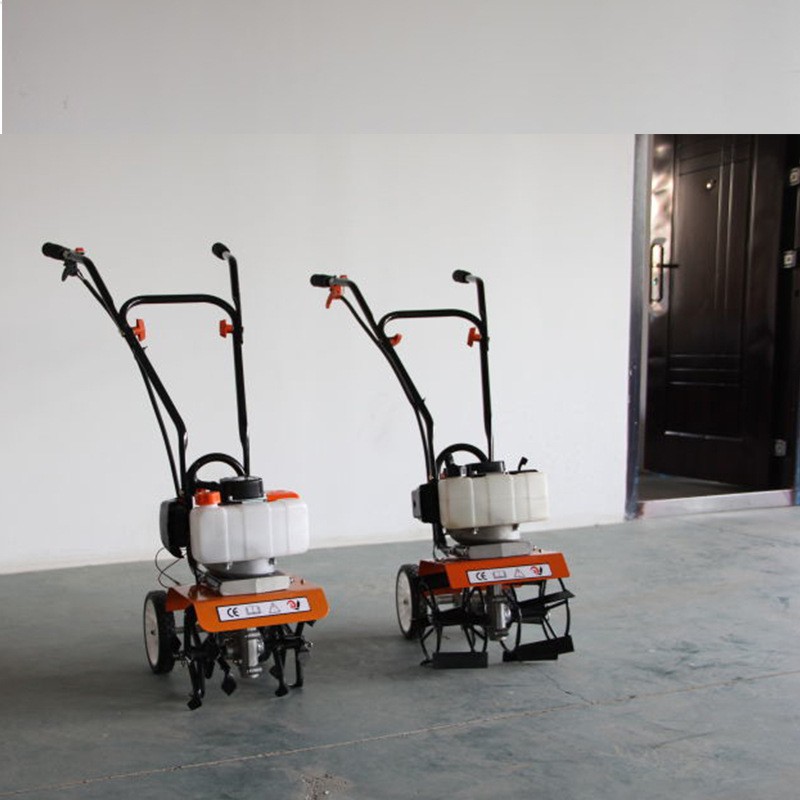 常青汽油旋耕机多功能手推微耕机松土机旋地锄地机家用小型耕田机