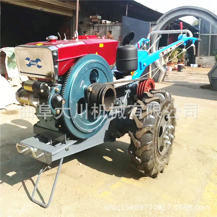 18马力旋地机电启动手扶拖拉机小型农用水田打田机山地丘陵旋地机图2